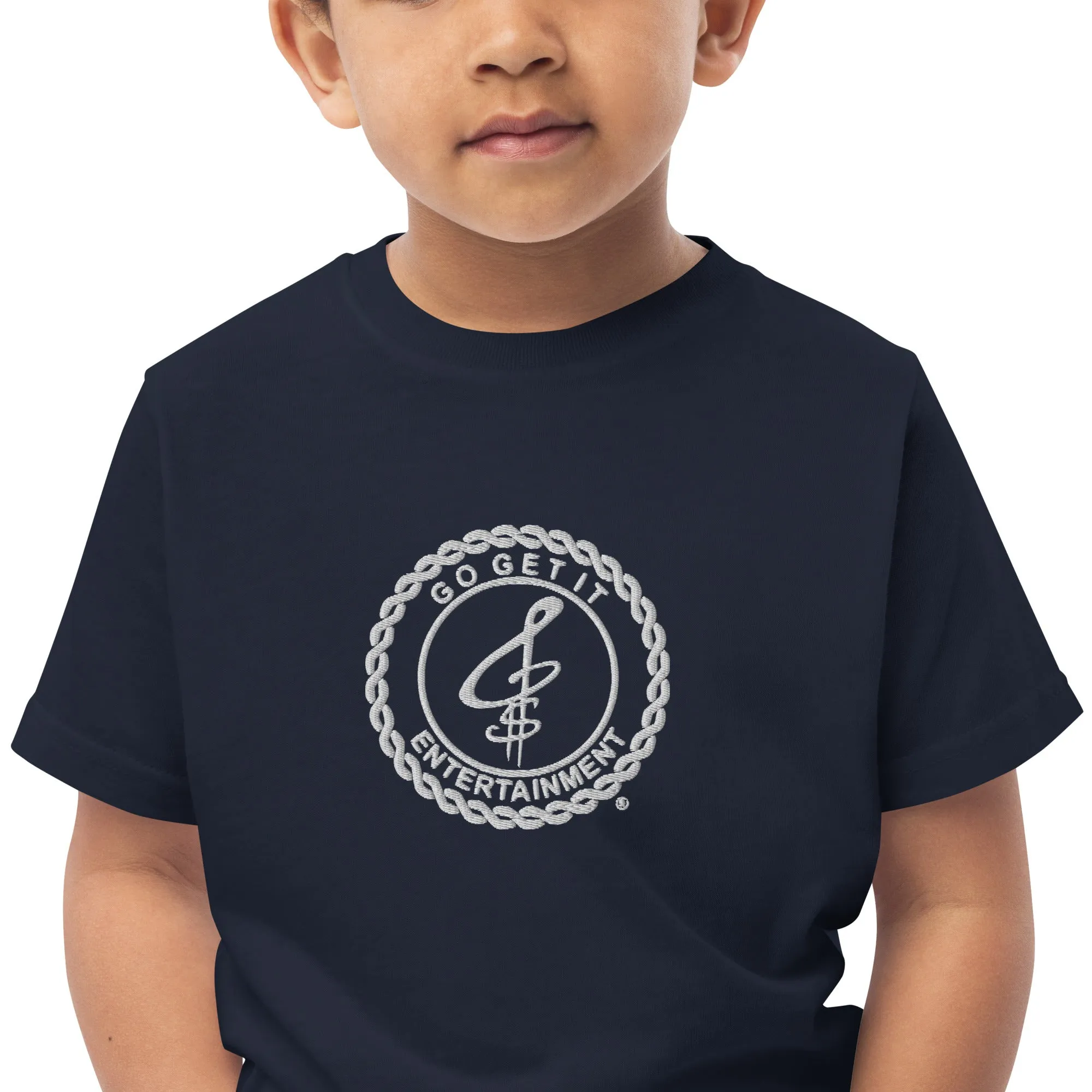 Embroidered Toddler Jersey T-Shirt