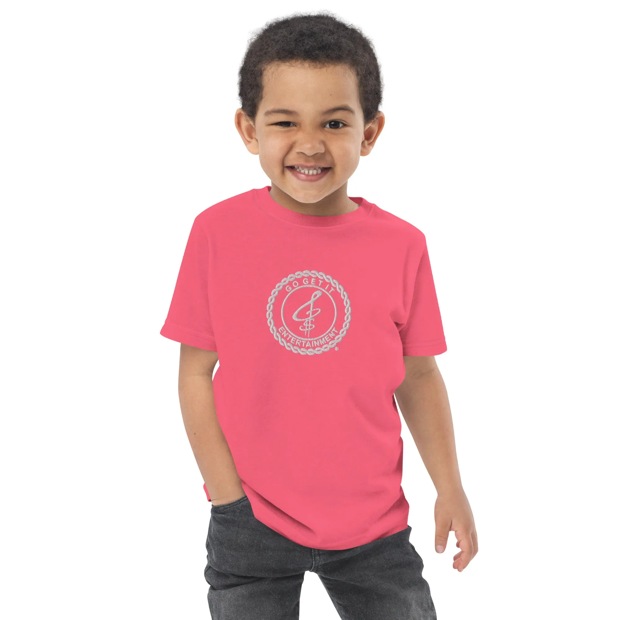 Embroidered Toddler Jersey T-Shirt
