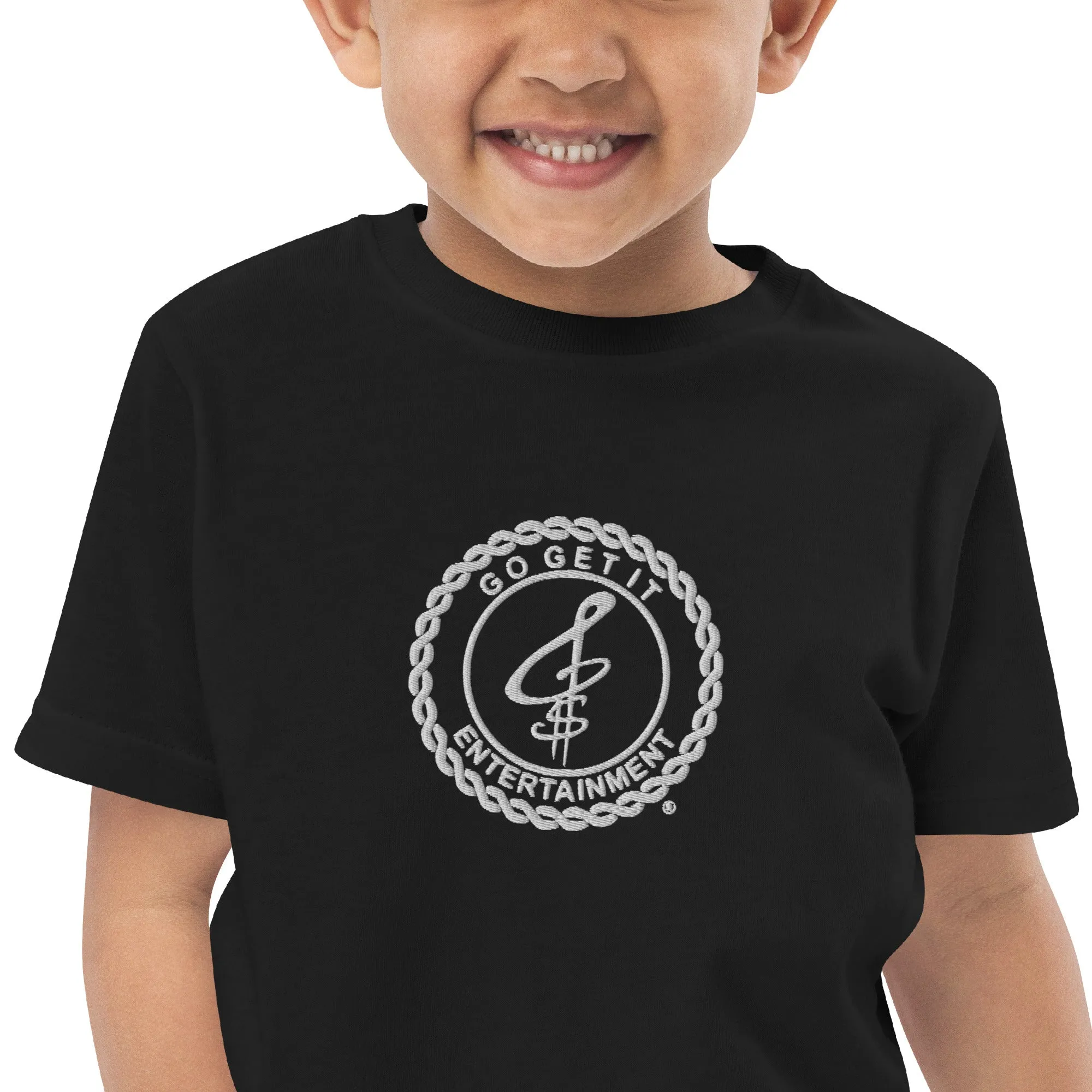 Embroidered Toddler Jersey T-Shirt