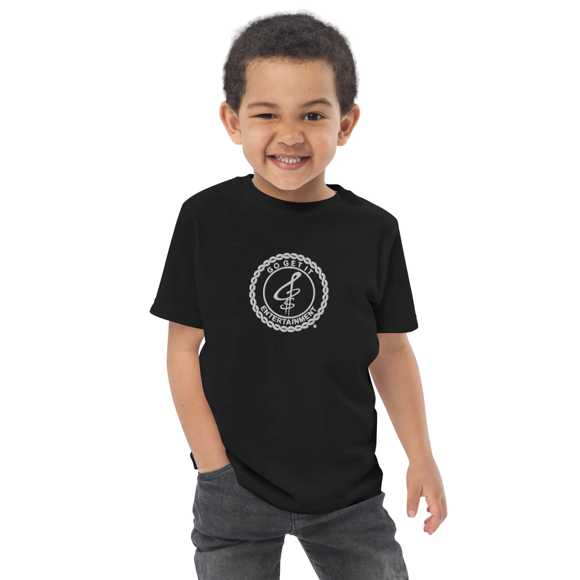 Embroidered Toddler Jersey T-Shirt