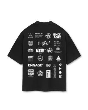 Engage Billboard Oversized T-Shirt (Black)