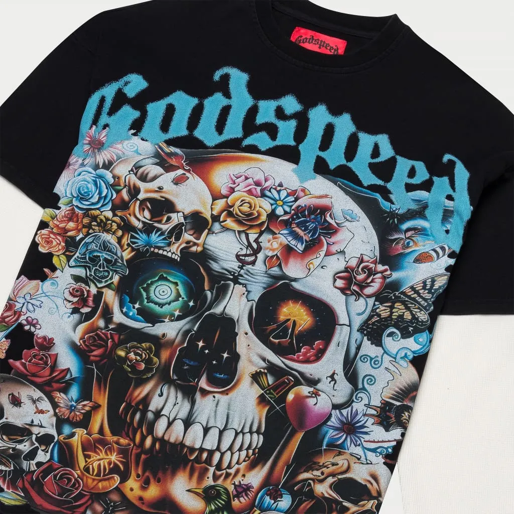 Eternal Dream Layered T-Shirt (Black)