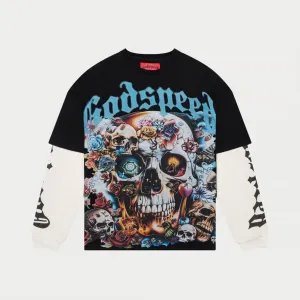 Eternal Dream Layered T-Shirt (Black)