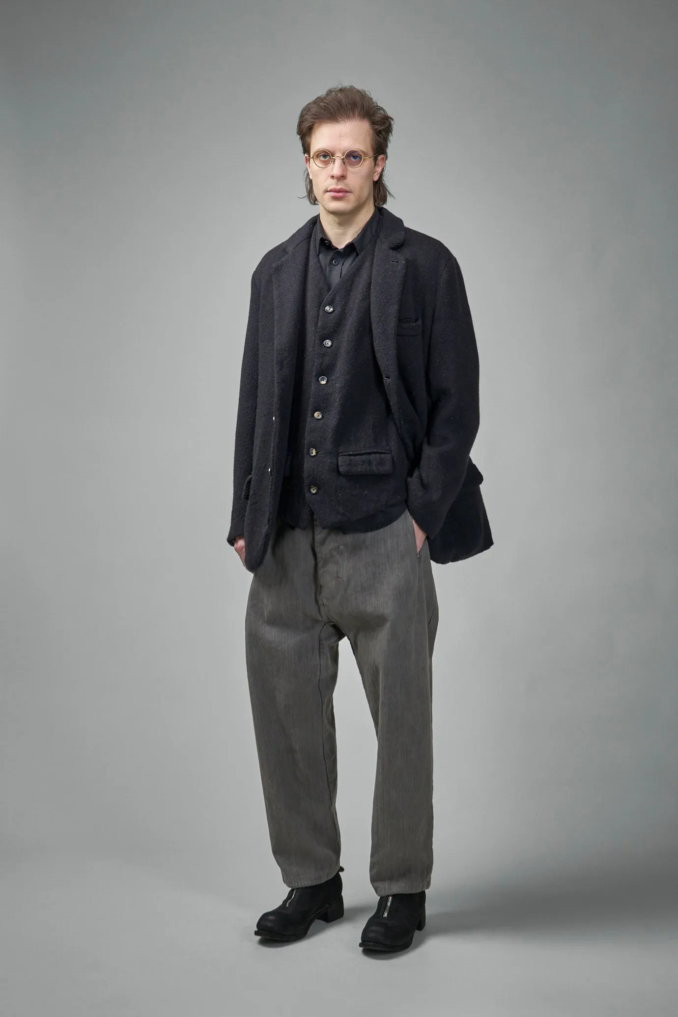 EVS01  Handmade Oure Cashmere Tailored Dress Supershirt