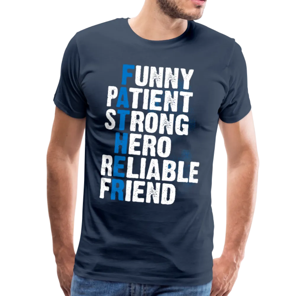 Father Meaning Men's Premium T-Shirt (CK1847)