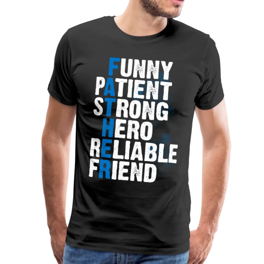 Father Meaning Men's Premium T-Shirt (CK1847)