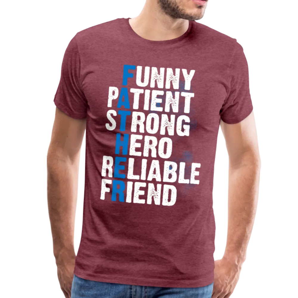 Father Meaning Men's Premium T-Shirt (CK1847)