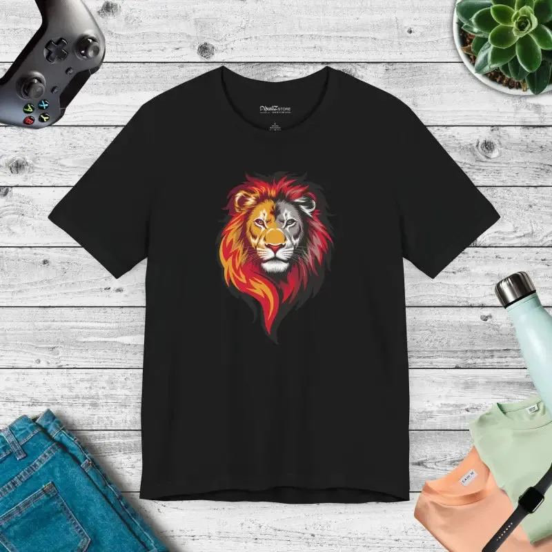 Fierce Lion Unisex Jersey Tee Roar with Confidence