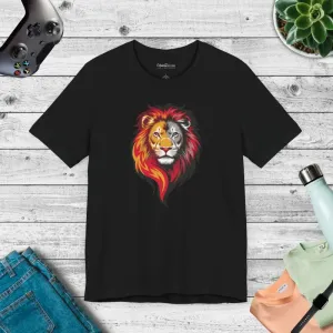 Fierce Lion Unisex Jersey Tee Roar with Confidence