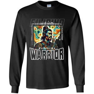 Filipino Warrior Distressed Youth Long Sleeve T-Shirt