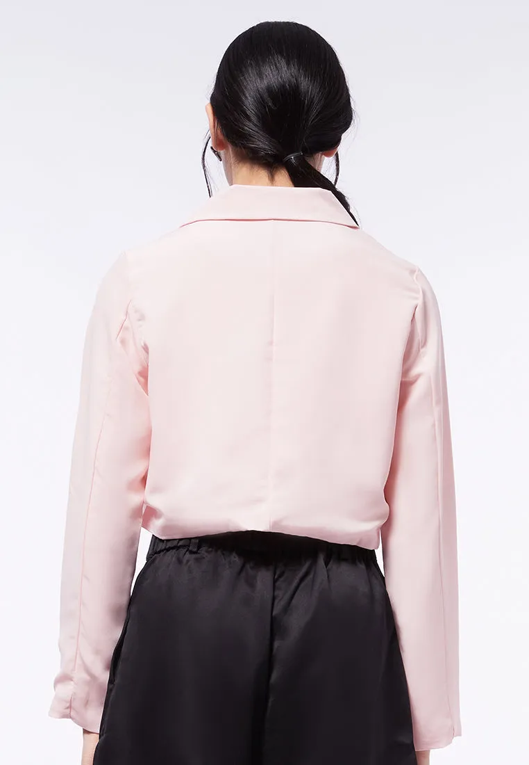 Fitted Crop Blazer