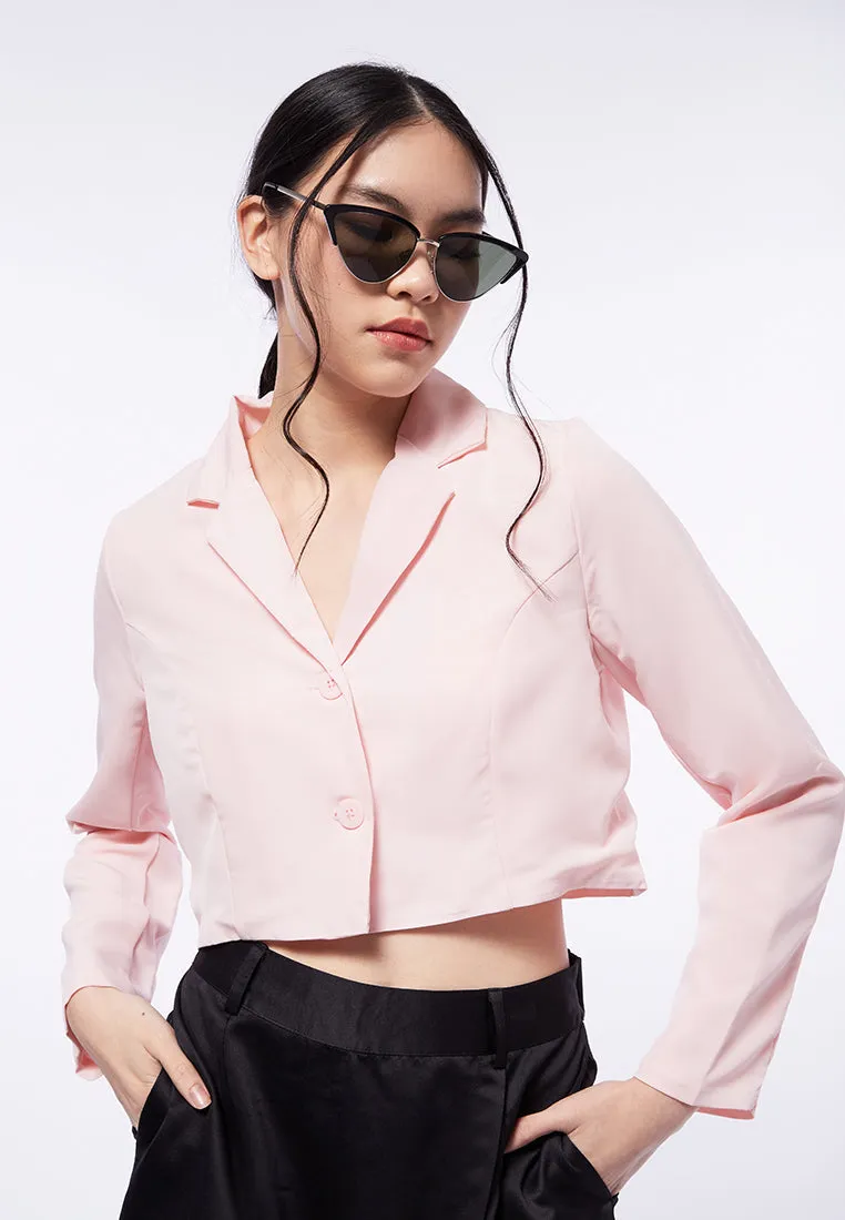 Fitted Crop Blazer