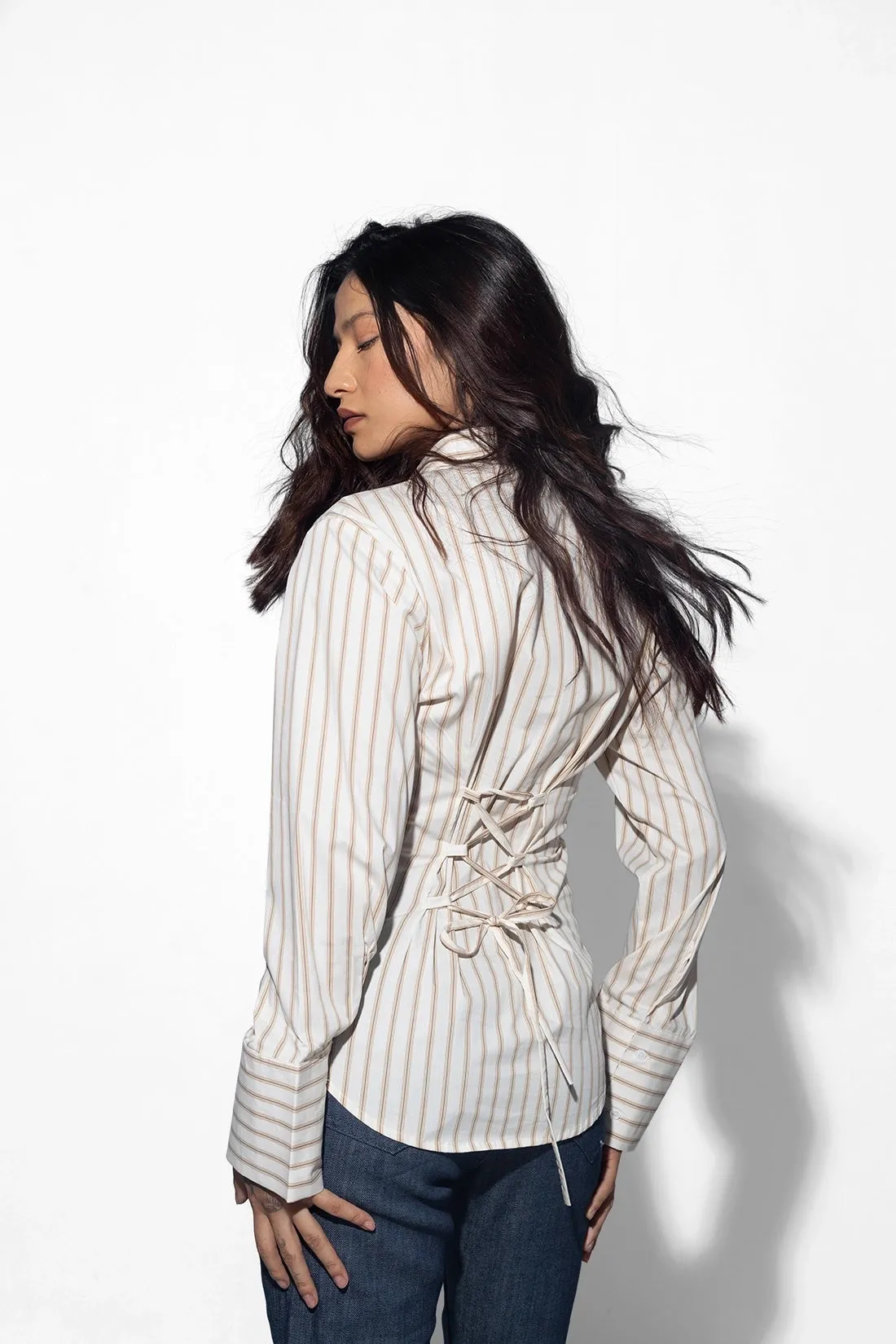 Fitted Shirt With Tying Detail