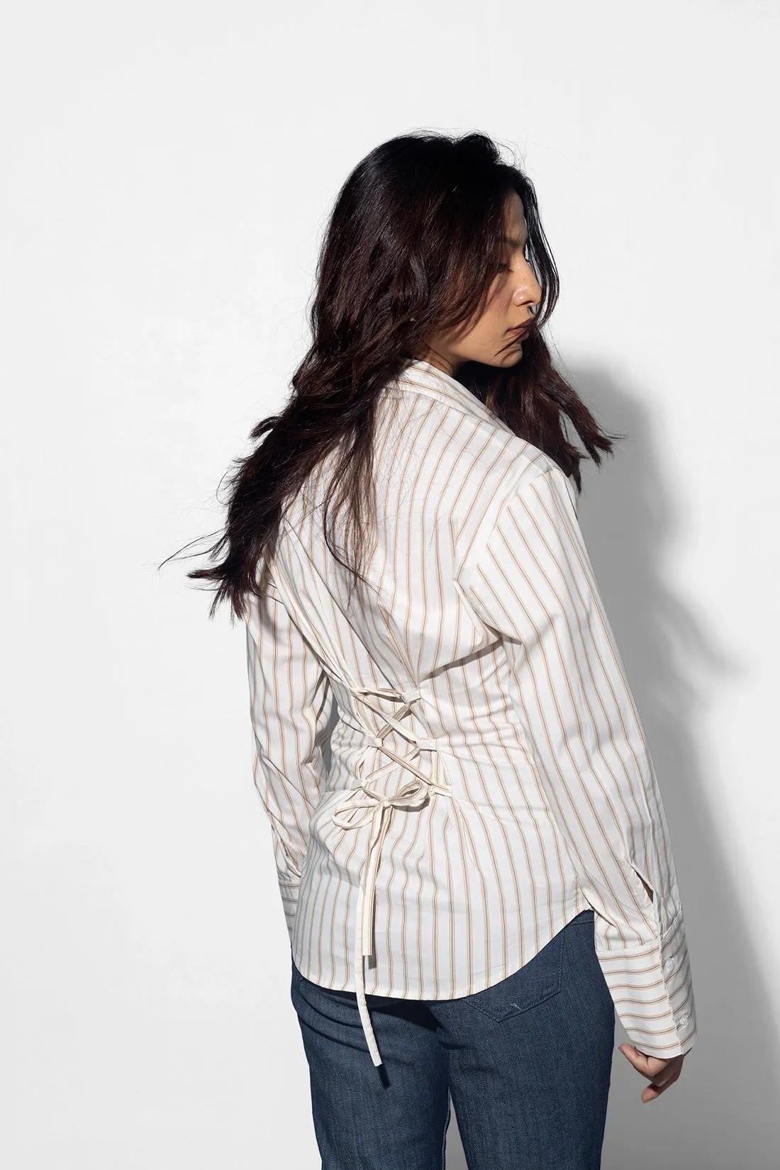 Fitted Shirt With Tying Detail