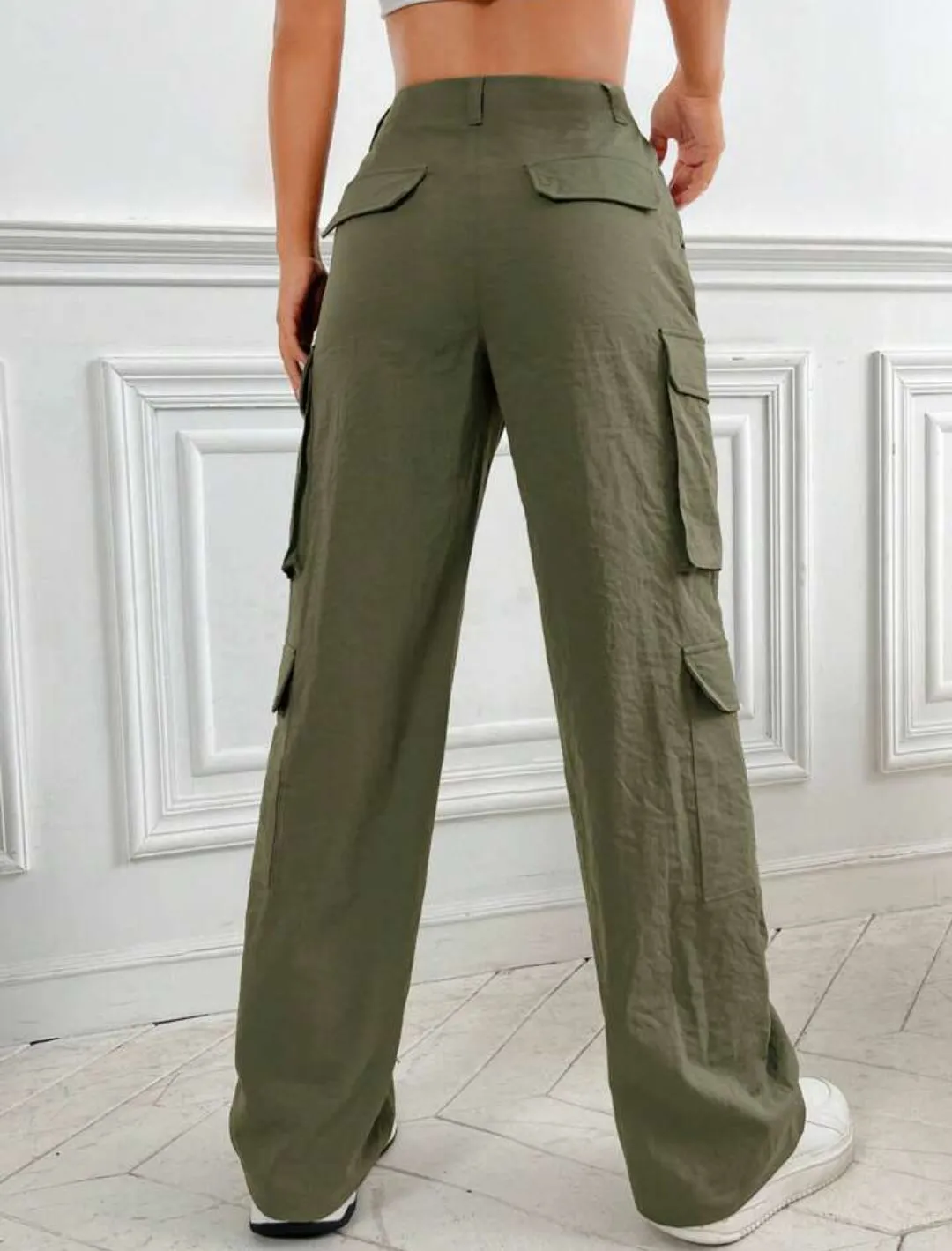 Flap Pocket Side Cargo Pants