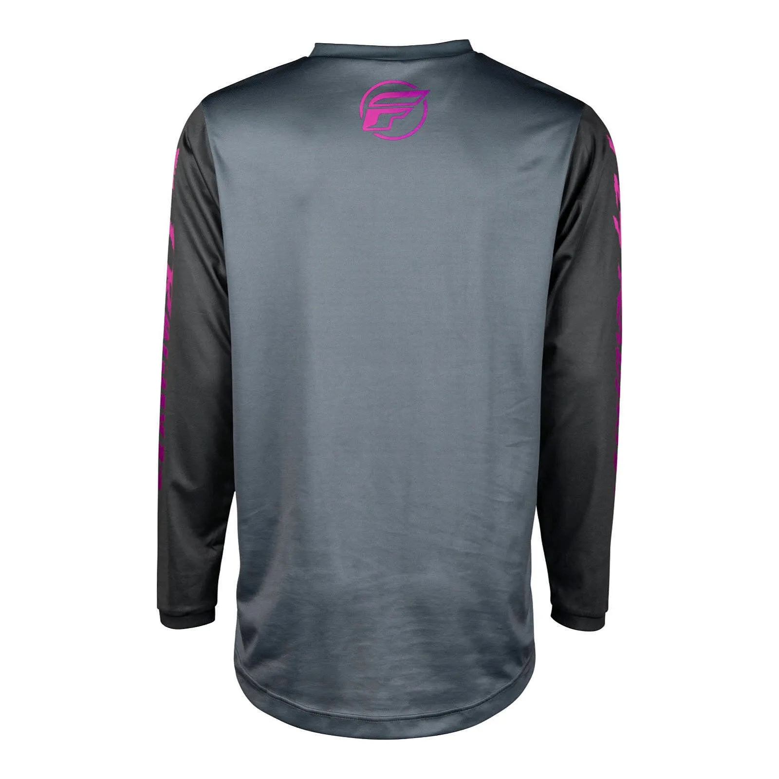 Fly Racing 2024 F-16 Youth Jersey - Grey / Charcoal / Pink