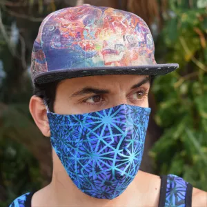 Fractal Flower Face Mask: V2