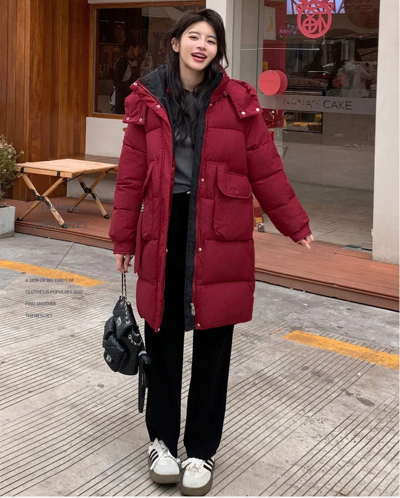 Full-Zip Hooded Relaxed-Fit Quilted Puffer Coat
