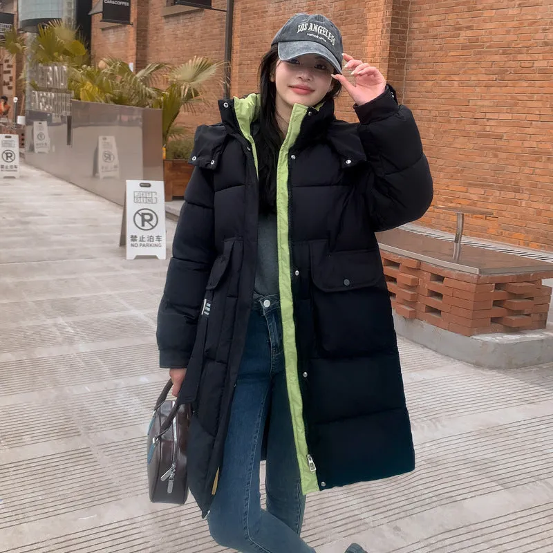 Full-Zip Hooded Relaxed-Fit Quilted Puffer Coat