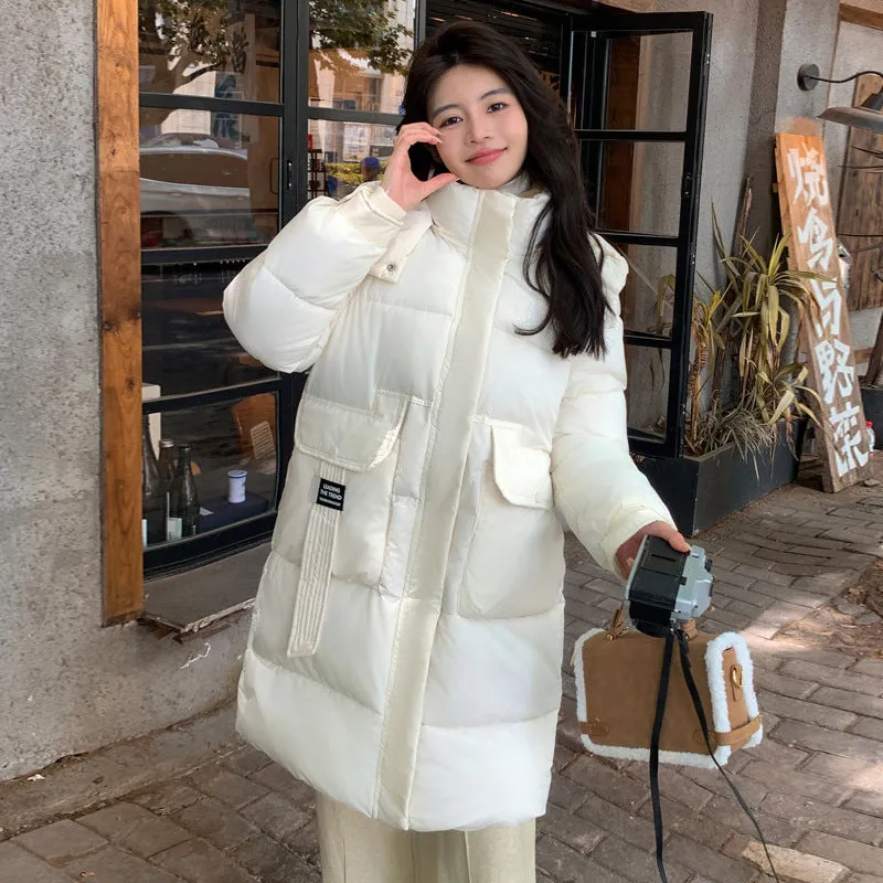 Full-Zip Hooded Relaxed-Fit Quilted Puffer Coat