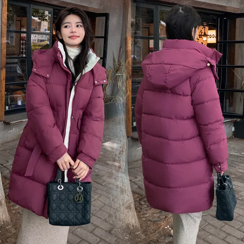 Full-Zip Hooded Relaxed-Fit Quilted Puffer Coat