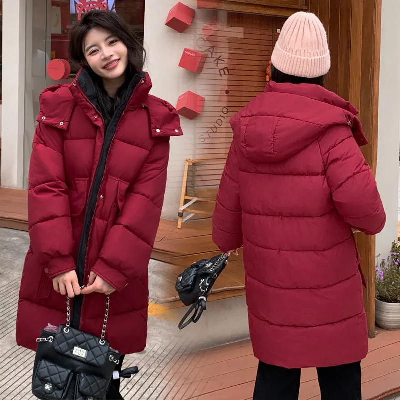 Full-Zip Hooded Relaxed-Fit Quilted Puffer Coat