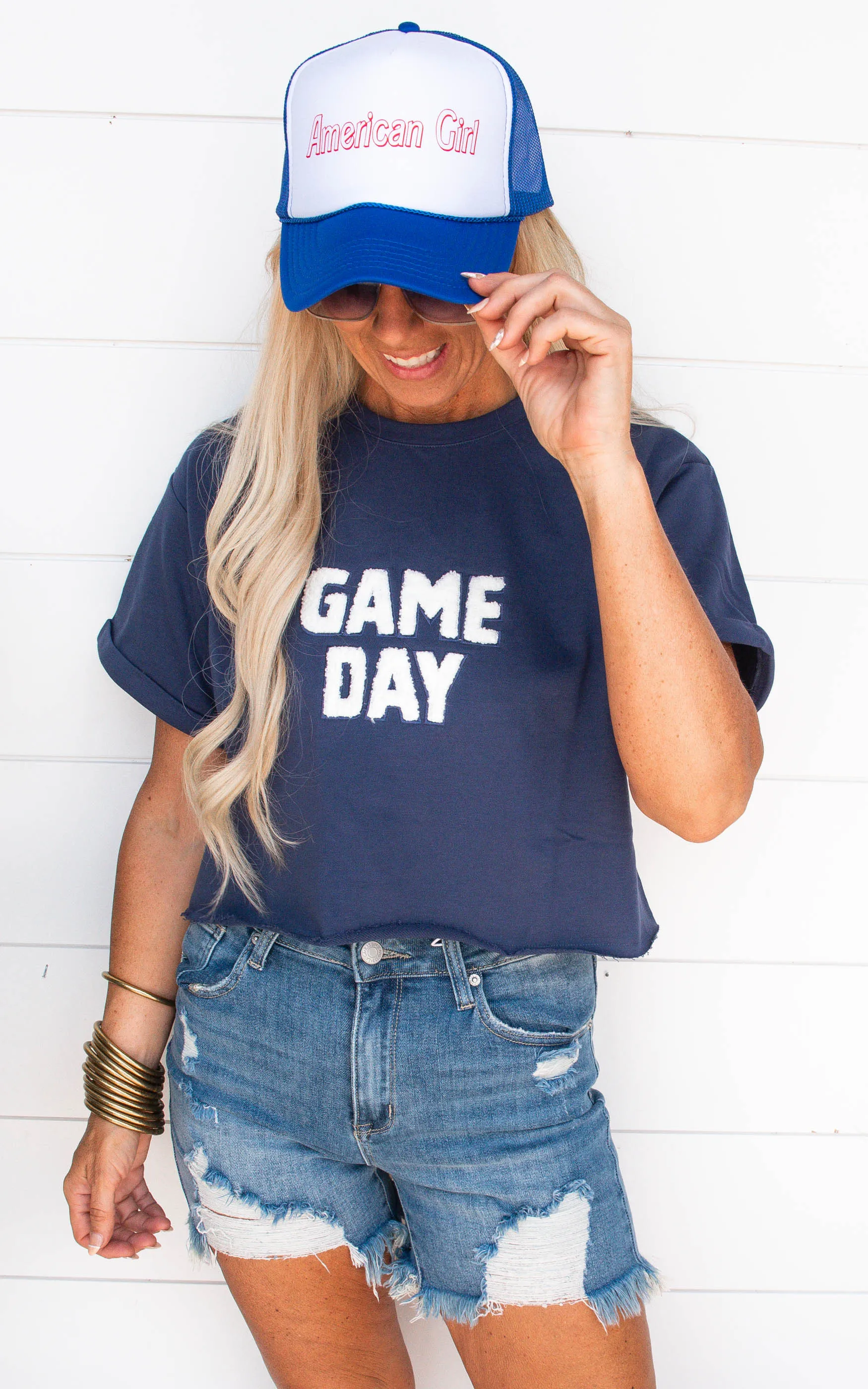 Game Day Flocking Terry T-Shirt - Final Sale
