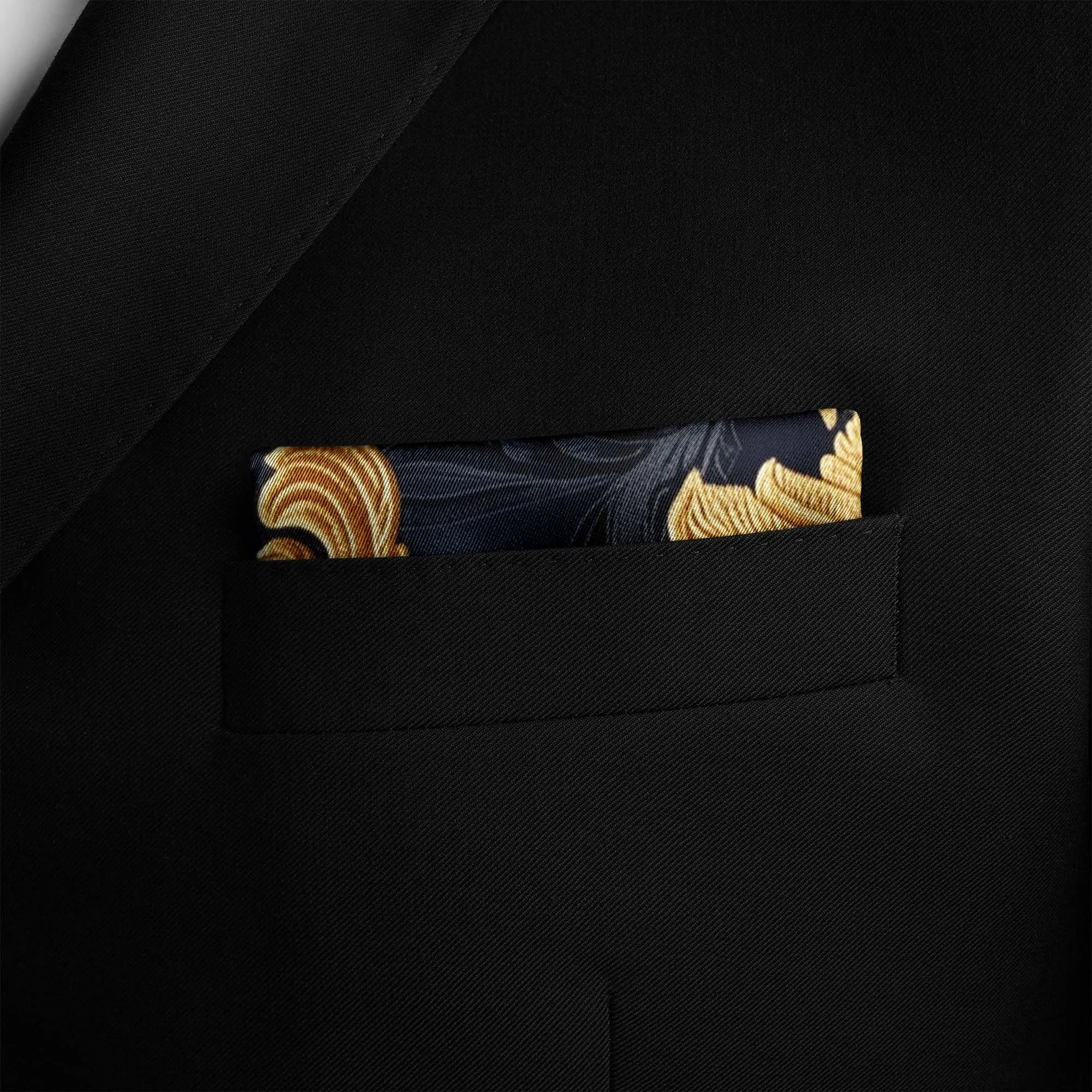 GENERATIVE SILK POCKET SQUARE