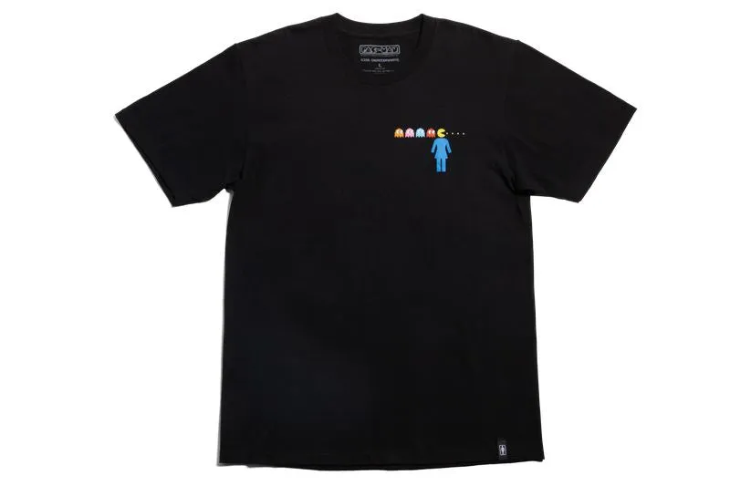 Girl OG Pac-Man Maze Tee Black