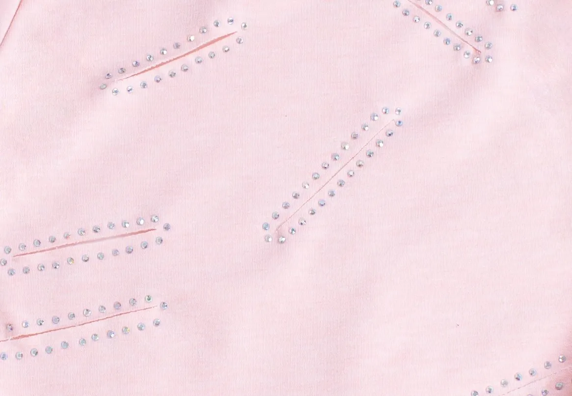 Girls' Pink Two Layer Top
