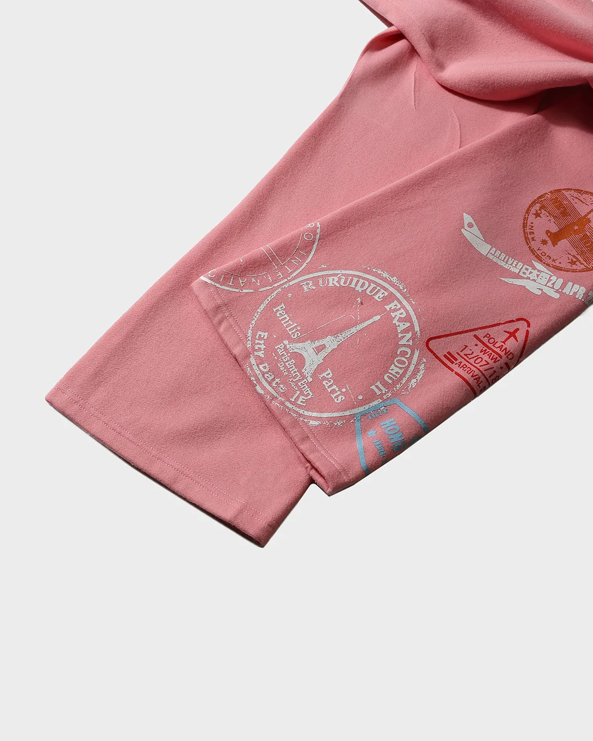 Globetrotter Tracksuit & Beanie Scarf Set in Pink