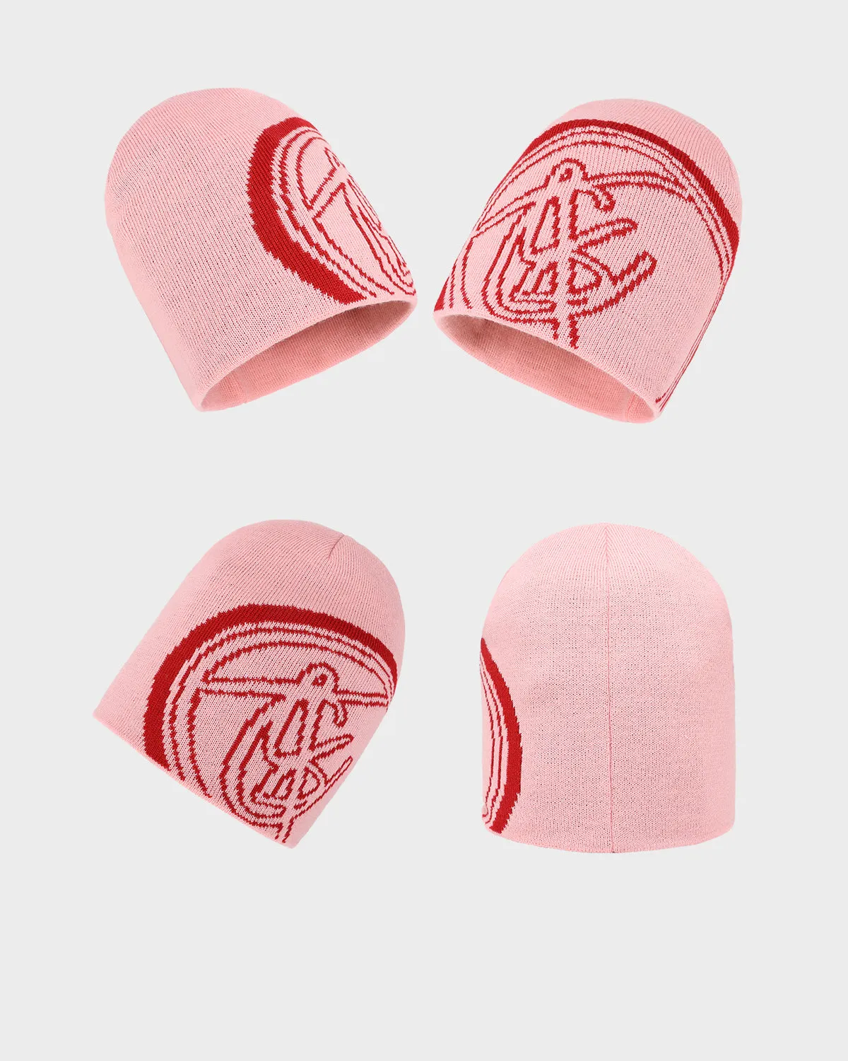Globetrotter Tracksuit & Beanie Scarf Set in Pink