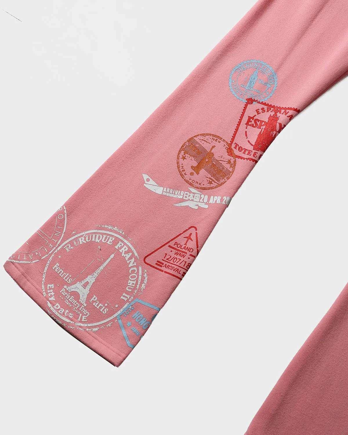 Globetrotter Tracksuit & Beanie Scarf Set in Pink