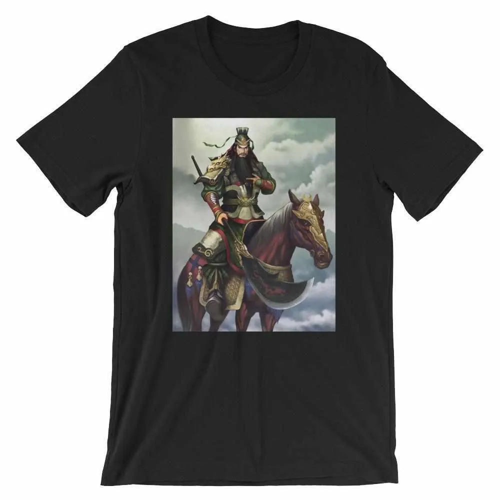 God of War (Guan Yu) Crew Neck Premium Print T-Shirt