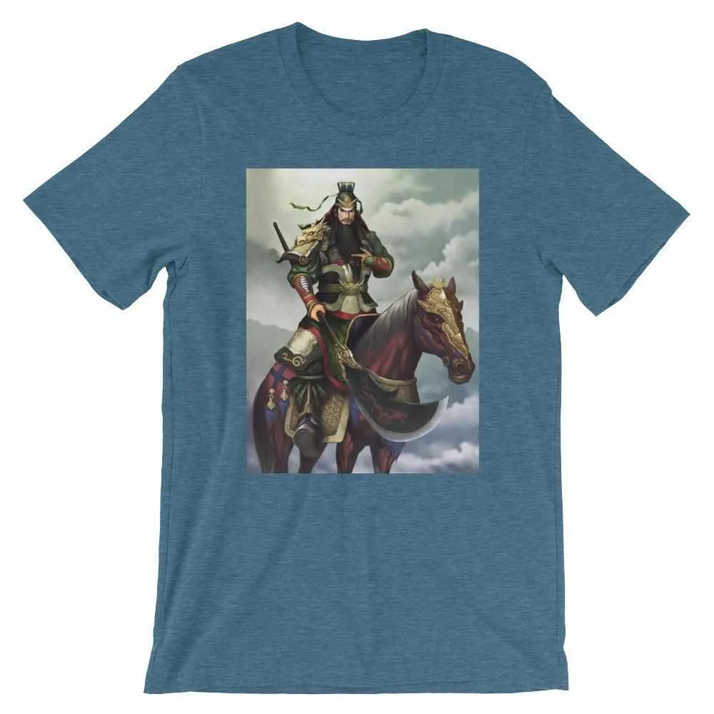 God of War (Guan Yu) Crew Neck Premium Print T-Shirt
