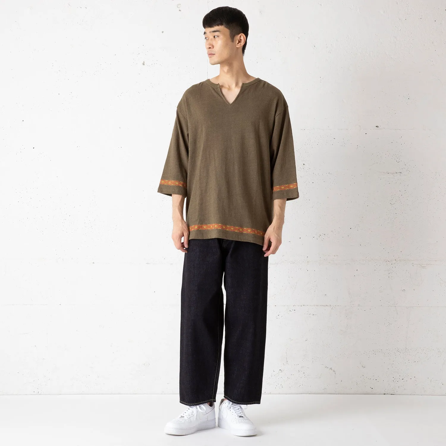 GOHEMP | ゴーヘンプ　ETHNO PULL SHIRTS