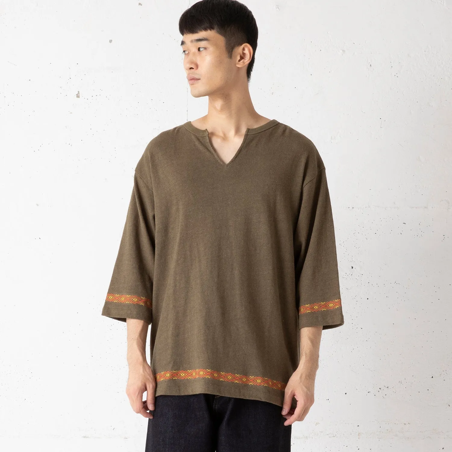 GOHEMP | ゴーヘンプ　ETHNO PULL SHIRTS