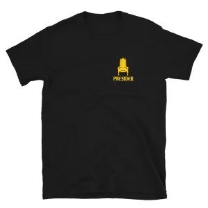 Gold Badge Men's Fitted Short Sleeve Tee (Black)