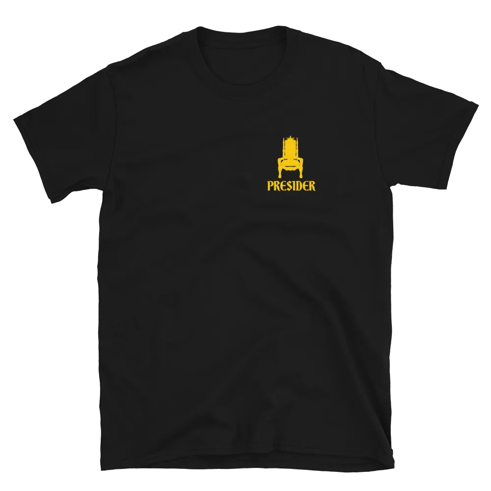 Gold Badge Men's Fitted Short Sleeve Tee (Black)