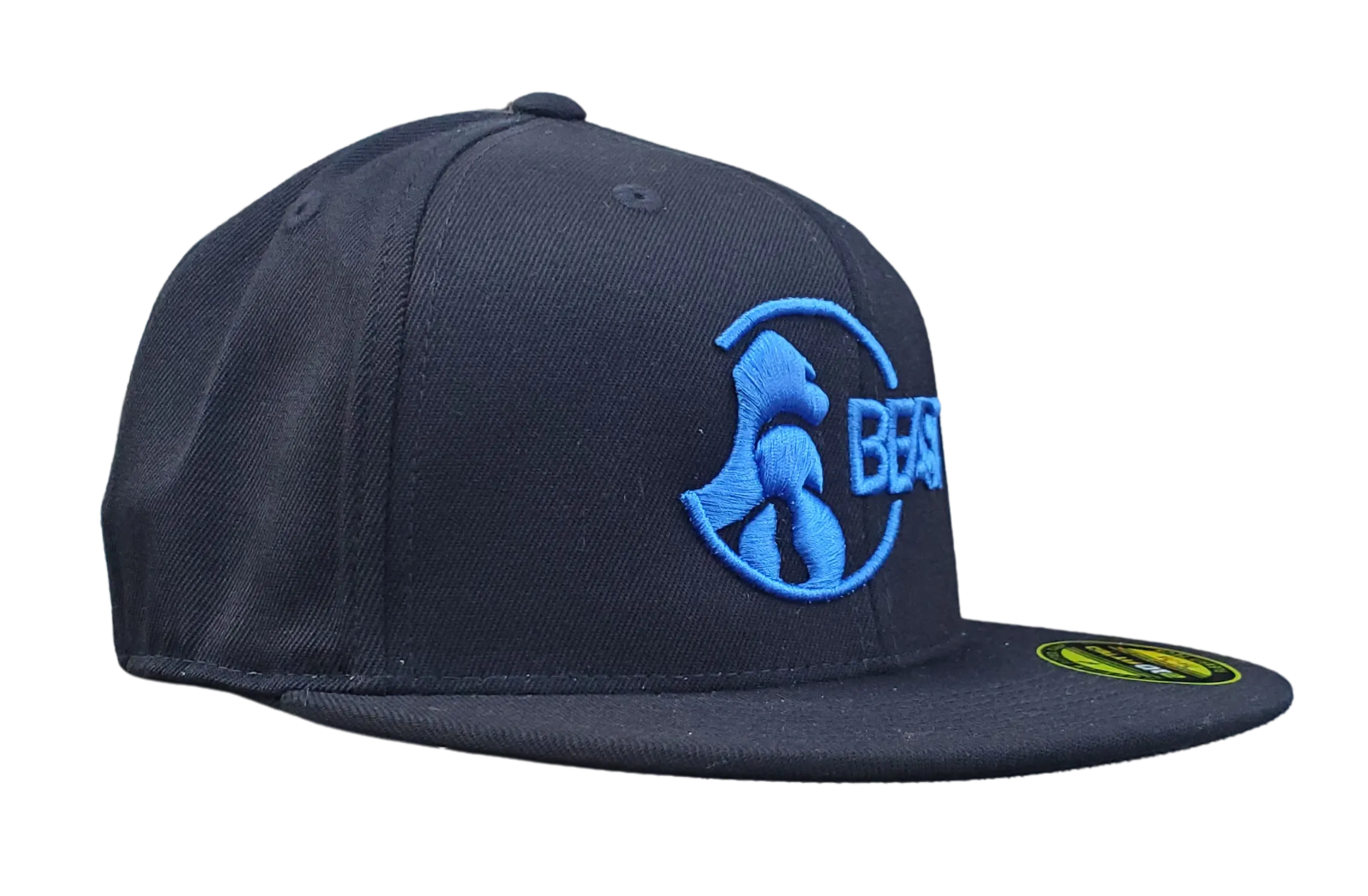 Gorilla Black Fitted Flexfit Cap (Various Logo Colors)