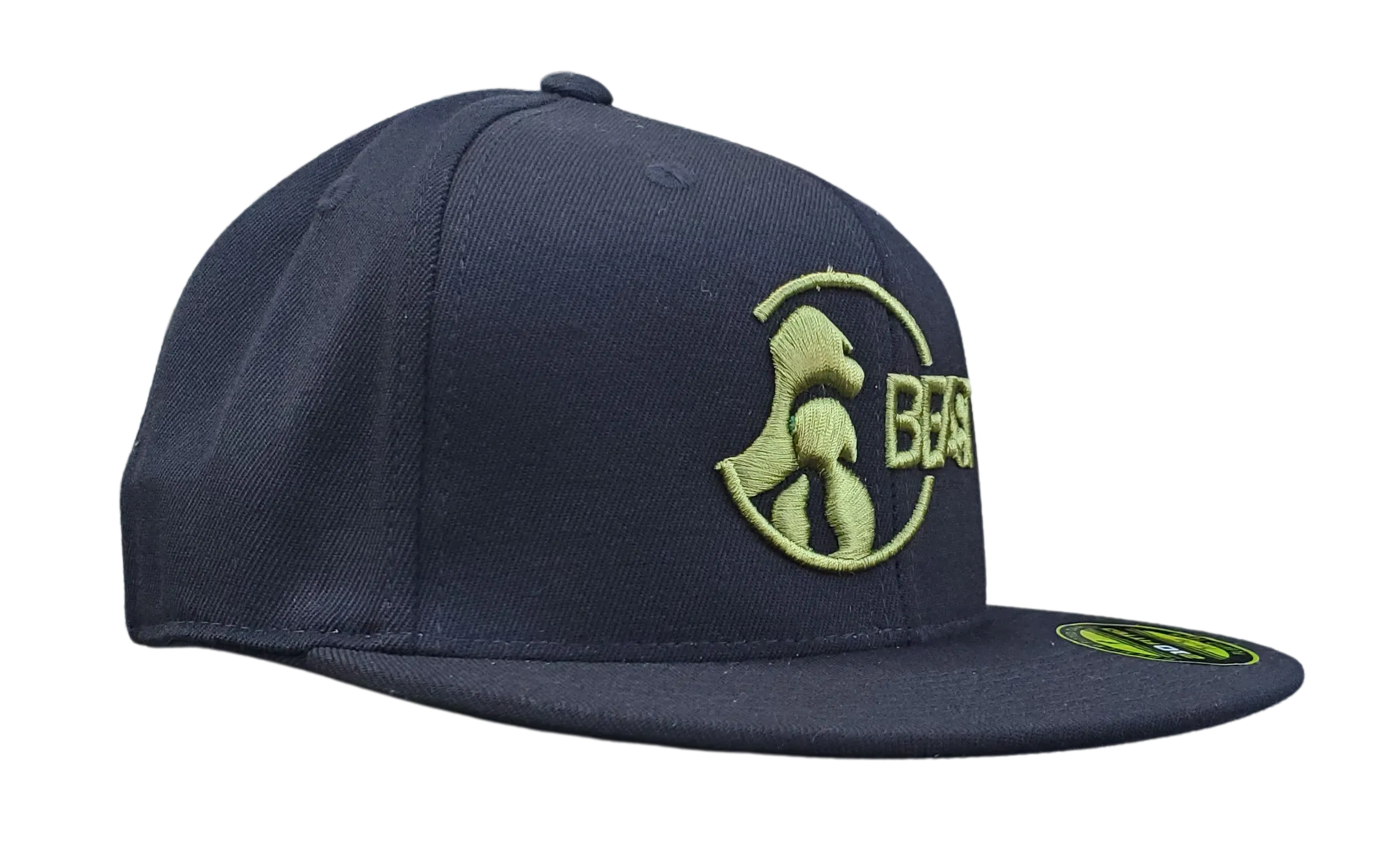 Gorilla Black Fitted Flexfit Cap (Various Logo Colors)
