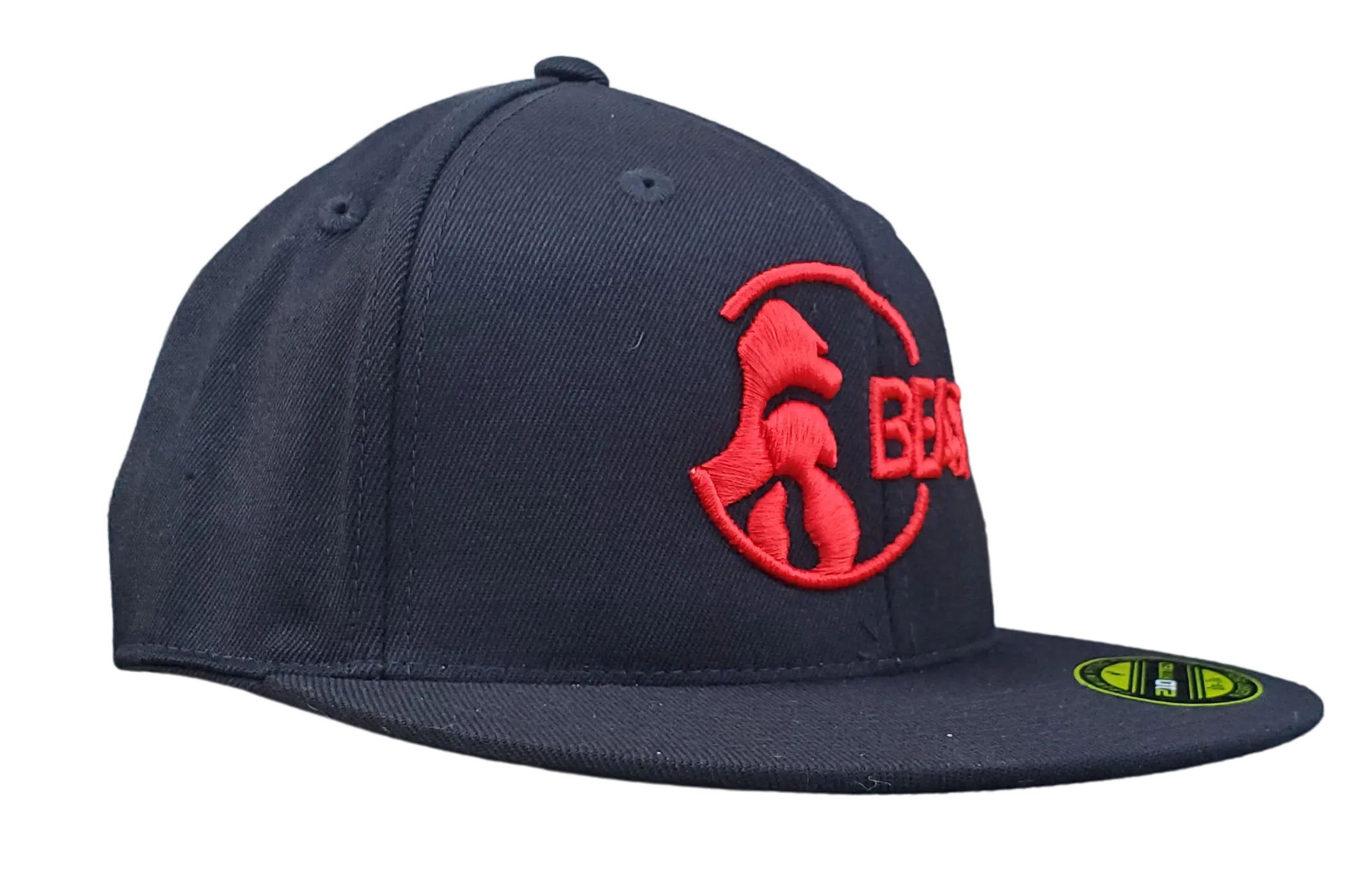 Gorilla Black Fitted Flexfit Cap (Various Logo Colors)