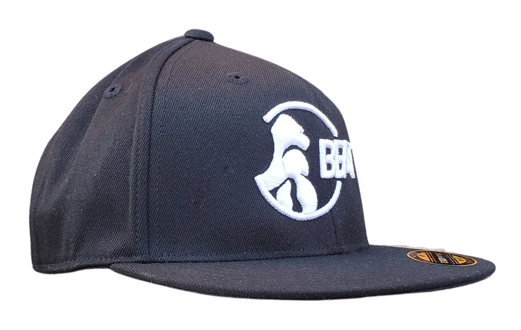Gorilla Black Fitted Flexfit Cap (Various Logo Colors)