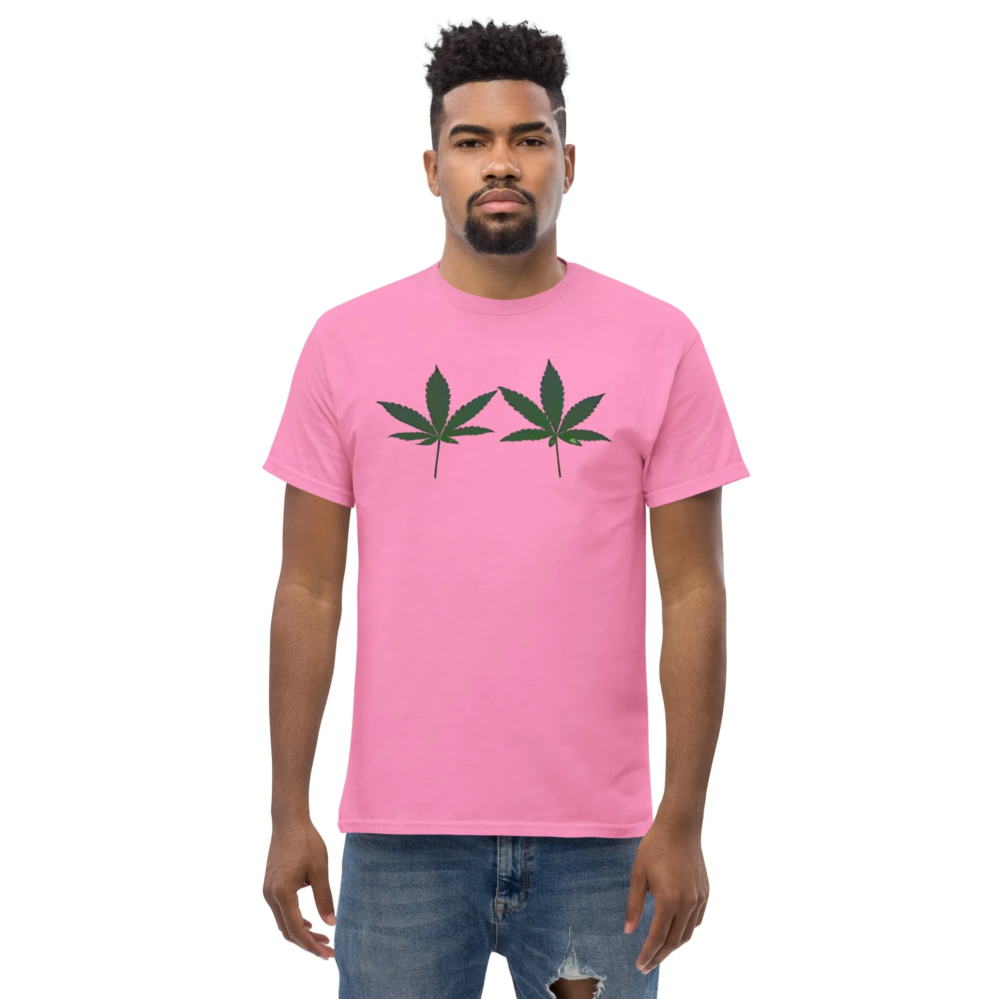 Green Cannabis Leaves Unisex T-shirt