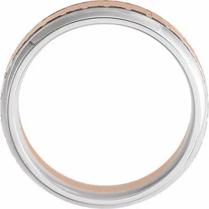 Grooved Band with Brushed & Polished Finish 51344 - 6 mm