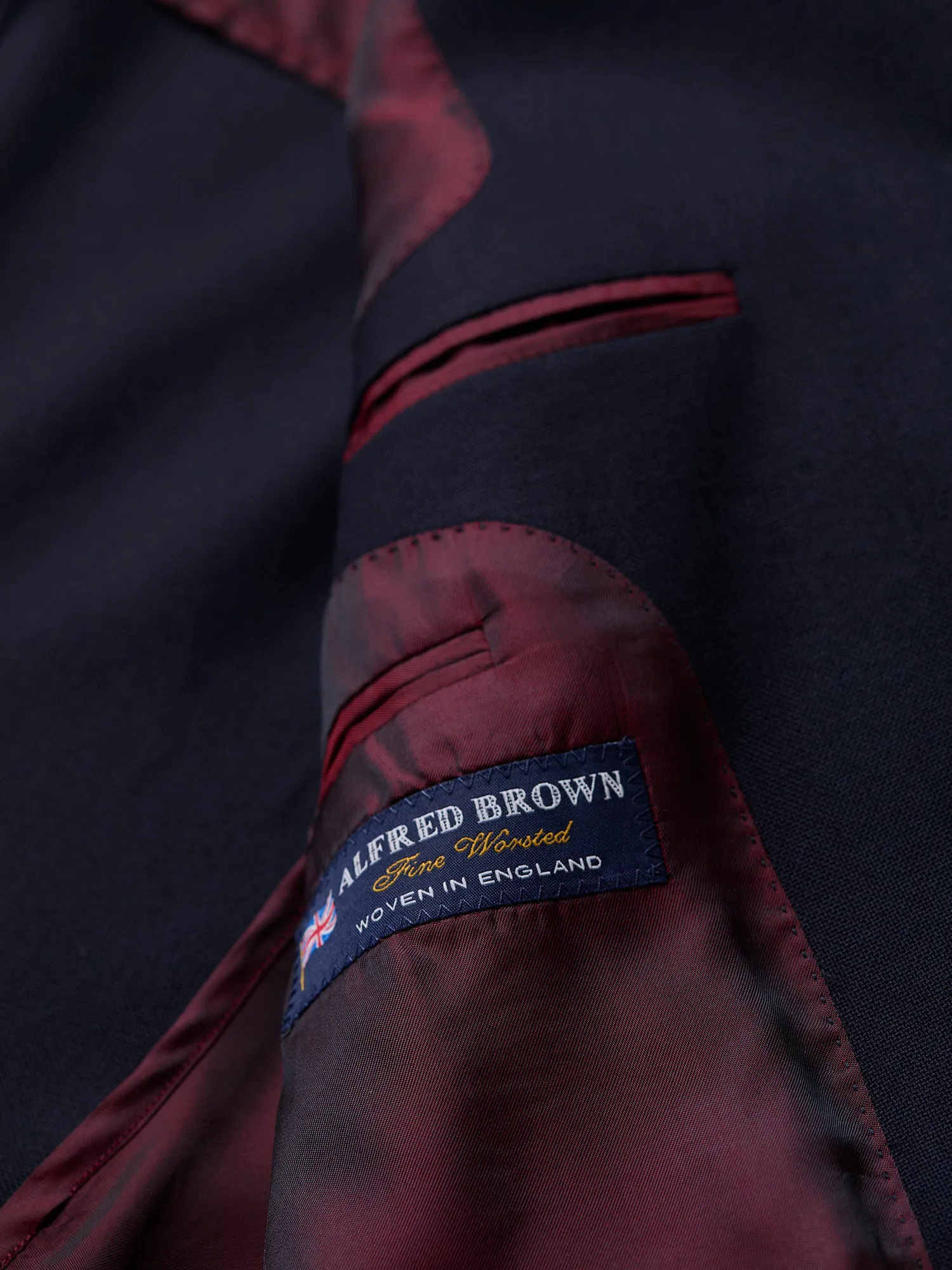 Gunton Hopsack Club Blazer Navy