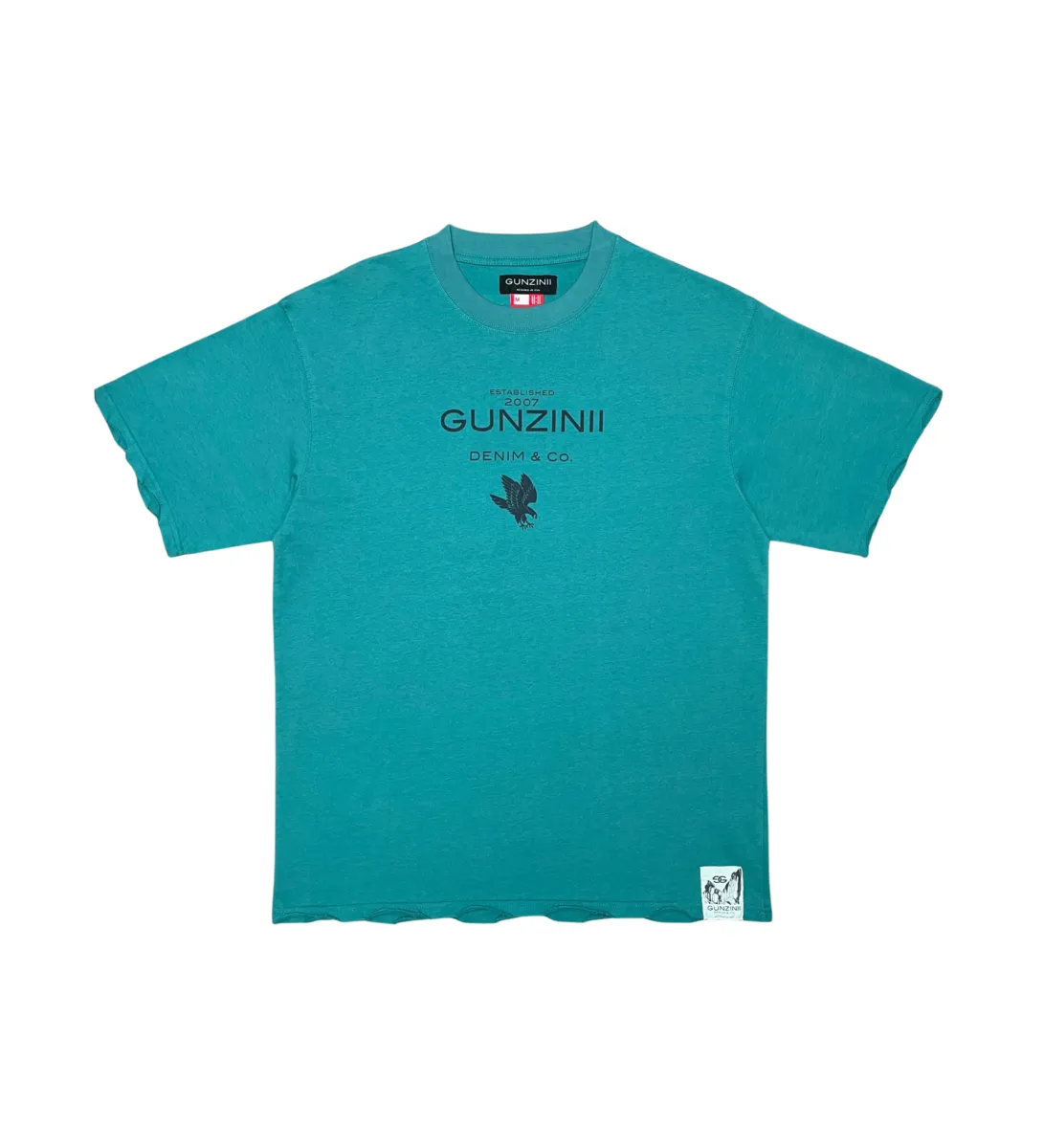 GUNZINII EAGLE GARMENT DYED TEE (GREEN BAY)