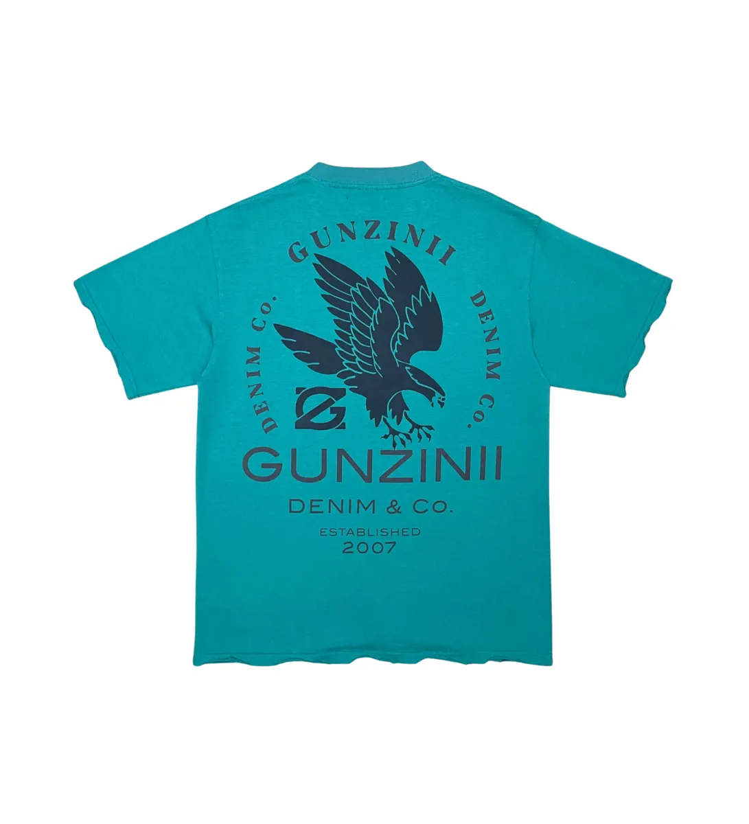 GUNZINII EAGLE GARMENT DYED TEE (GREEN BAY)