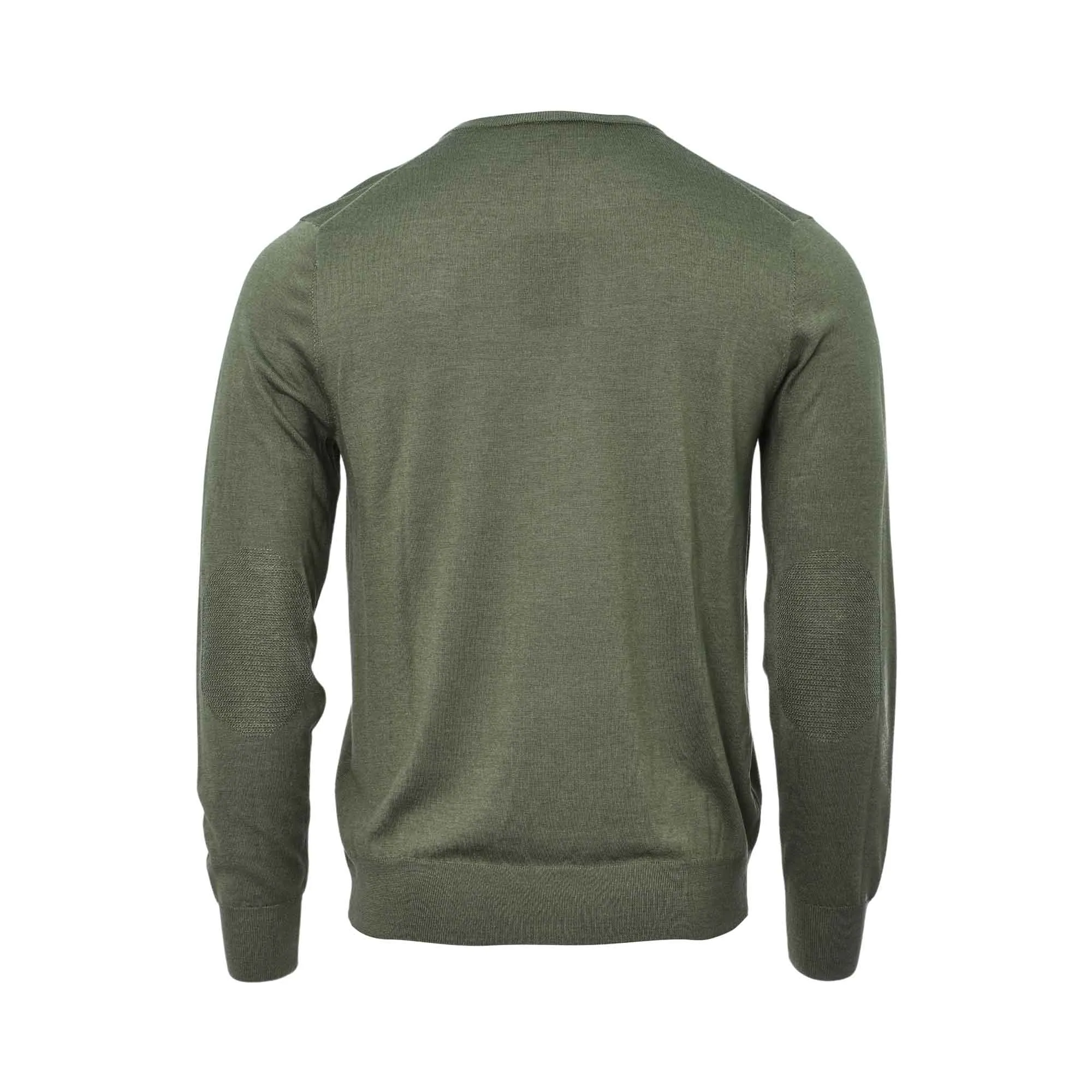 Hackett London Men's Green V-neck Knitwear