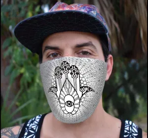 Hamsa Hand Face Mask: V2